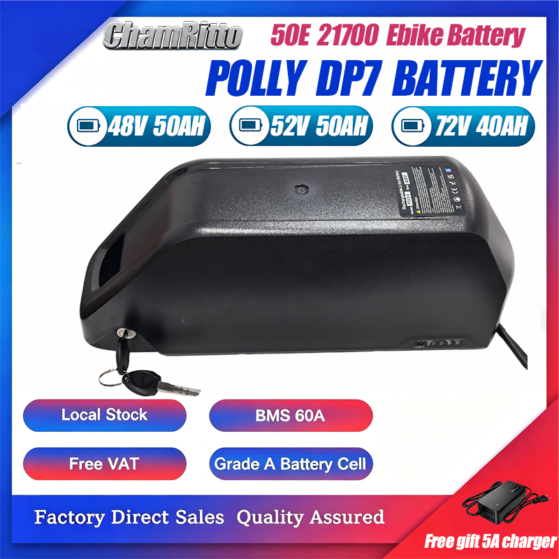 Electric Bicycle Battery 72V 30Ah - Baterai ebike Hailong 52v 36v 48v