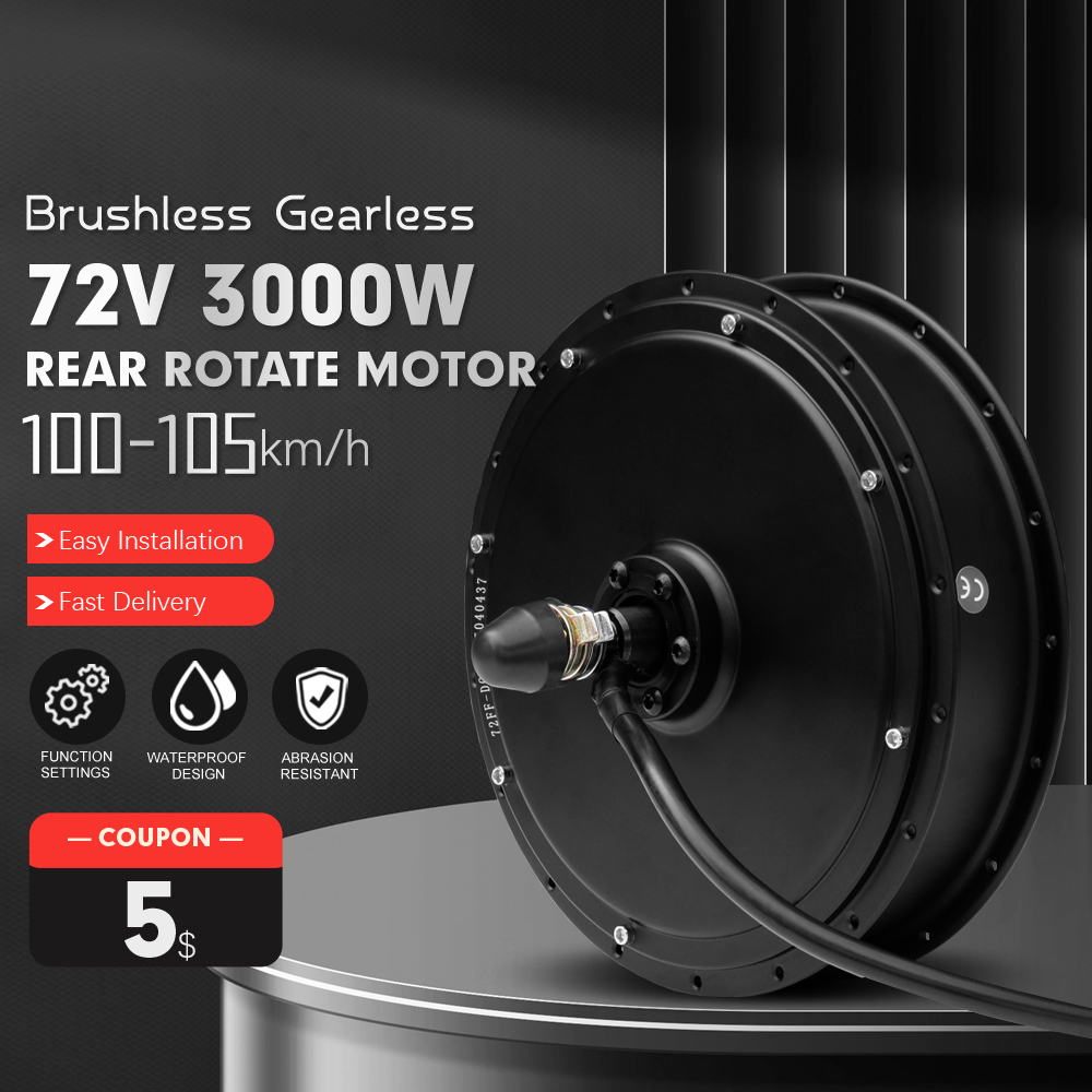 Ebike Conversion Kit 72V 3000W - Motor Sepeda Listrik 72V 3000W Kecepatan