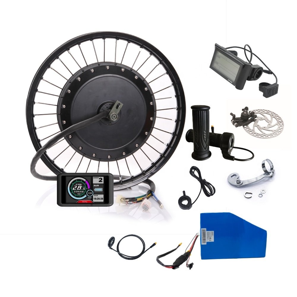 Kit Konversi Sepeda Listrik To - 72V 5000W Hub Motor Kit ulasan dan harga