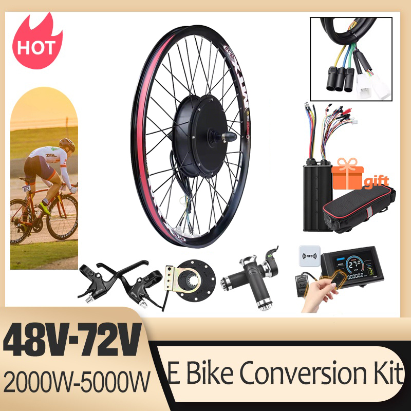 Kit Konversi E-Bike 72V 5000W  - 72V 5000W Hub Motor Kit ulasan dan harga