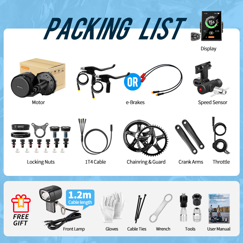 Kit Konversi Sepeda Listrik Ba - Bafang Bbs02B 48V 750W Mid Drive Kit ulasan dan harga