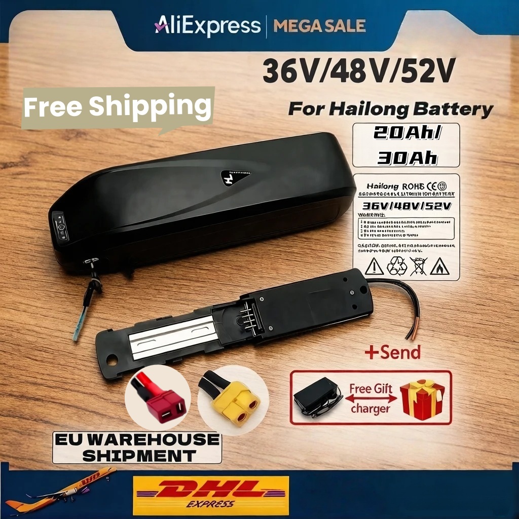 Baru untuk Hailong 36V 48V 52V - Ebike Battery 48V 20Ah Hailong ulasan dan harga
