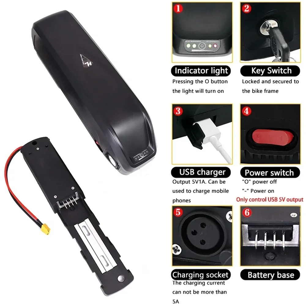 Baru untuk Hailong 36V 48V 52V - Ebike Battery 48V 20Ah Hailong ulasan dan harga