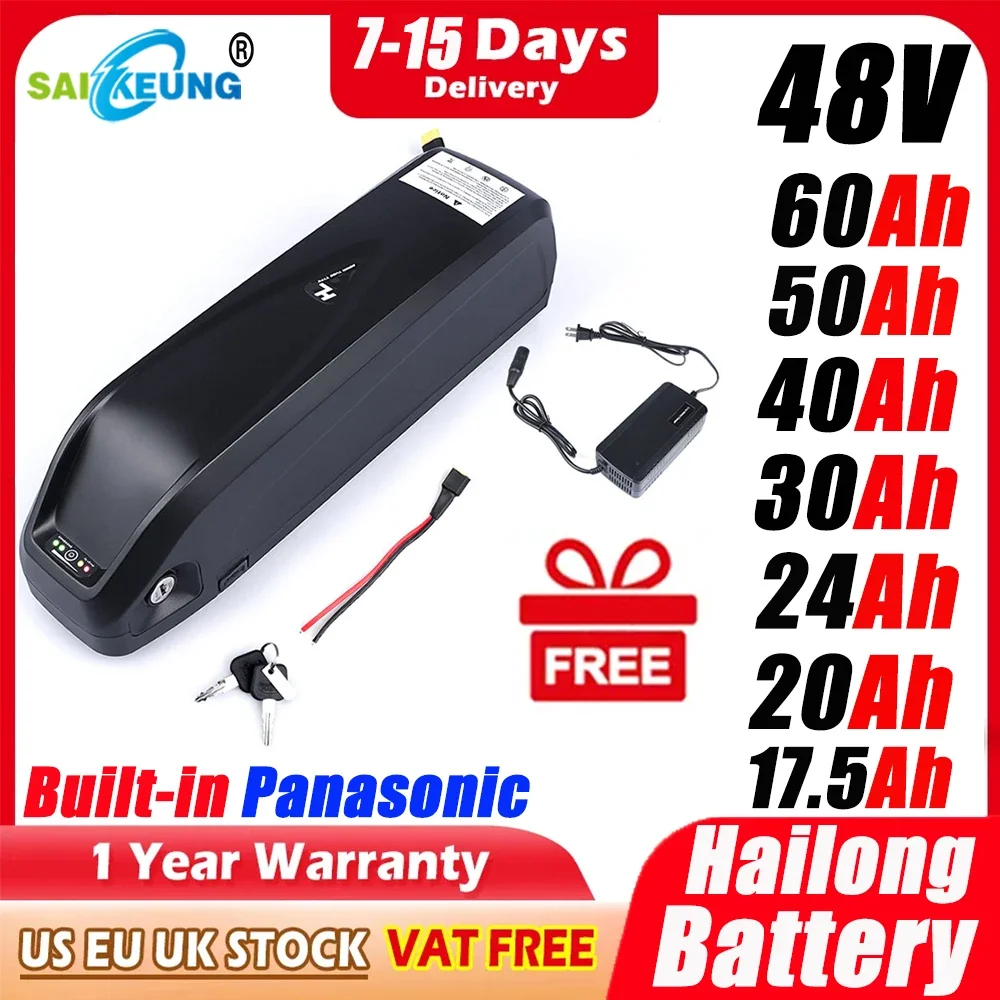 Baterai Ebike 48V 52V 20AH 60V - Ebike Battery 48V 20Ah Hailong ulasan dan harga