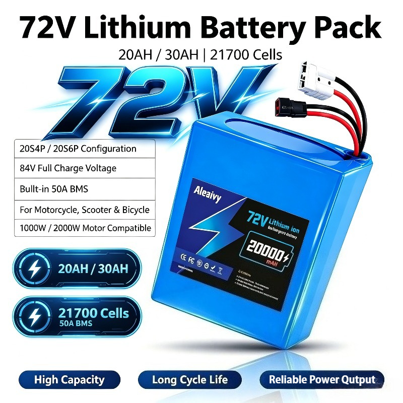 Baterai 72V 20S4P 20AH 20S6P 3 - Electric Bicycle Battery 72V 30Ah ulasan dan harga